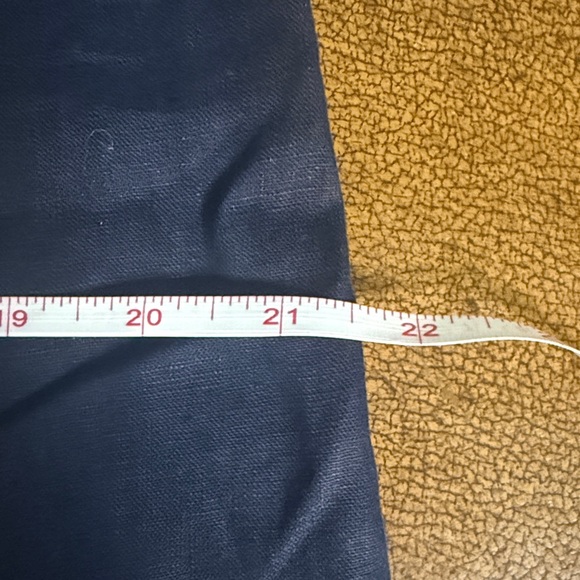 2/$15. Quince Womens 100% Linen Square Neck Tank Deep Navy Sleeveless L - Picture 7 of 9